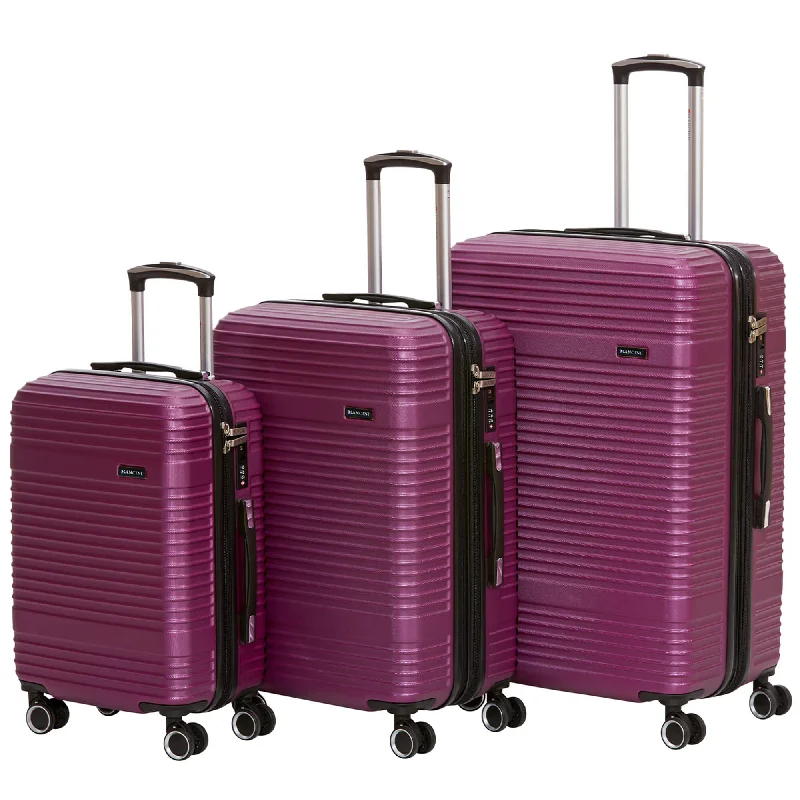 Mancini Perth Collection Lightweight Spinner Luggage Set