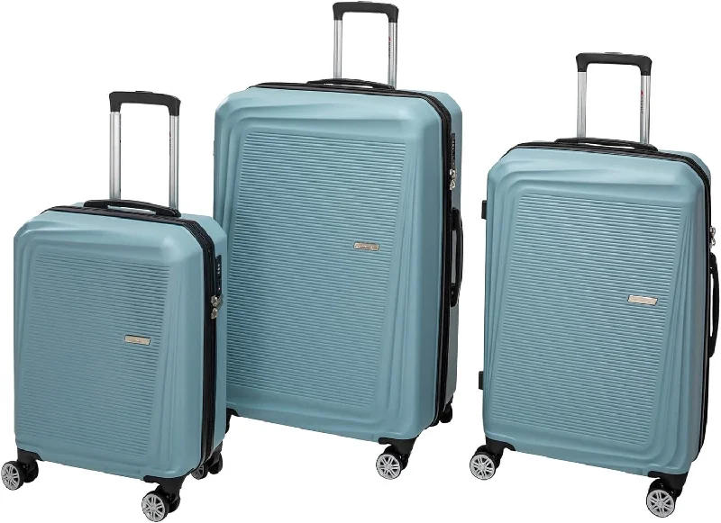 Mancini Sydney Collection Lightweight Spinner Luggage Set