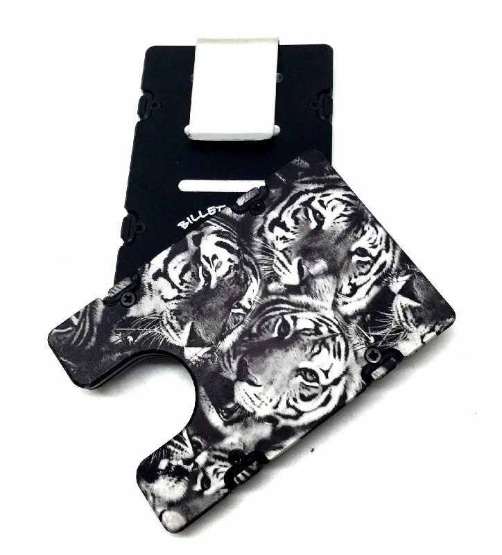 Tiger Pattern - BilletVault Aluminum Wallet