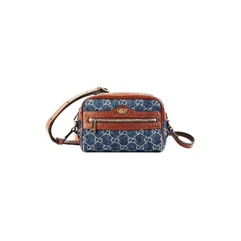 Gucci Ophidia Small Denim Crossbody Bag