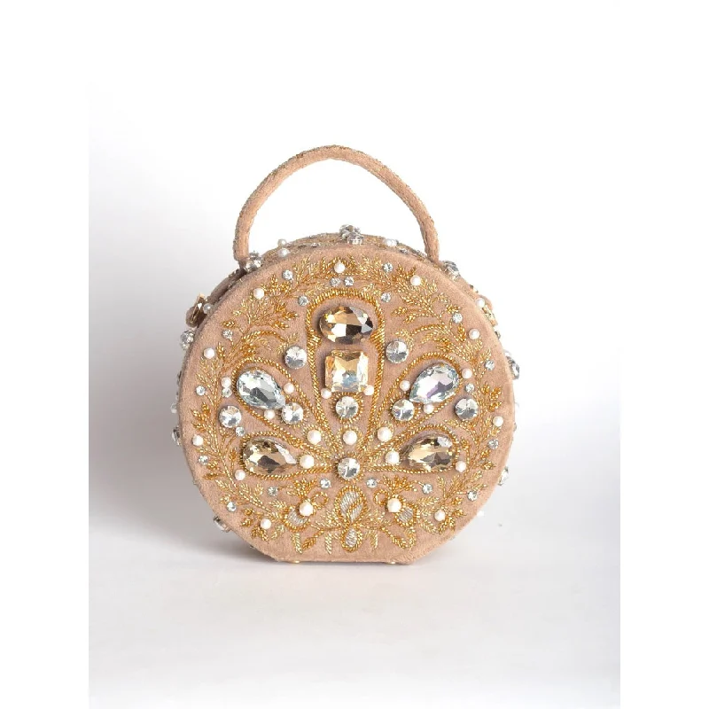 Adora By Ankita Gold Nafisah Clutch Bag