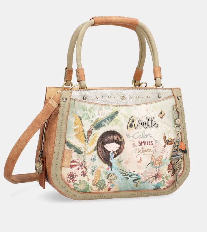 Amazonia printed bowling bag