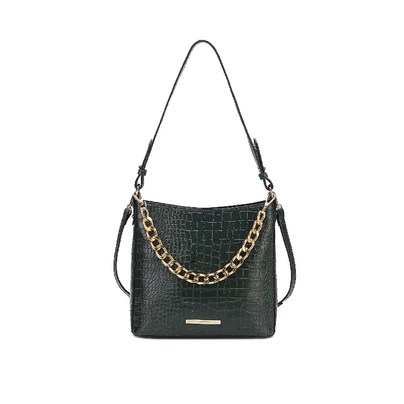 Bizzy Embossed Shoulder Bag