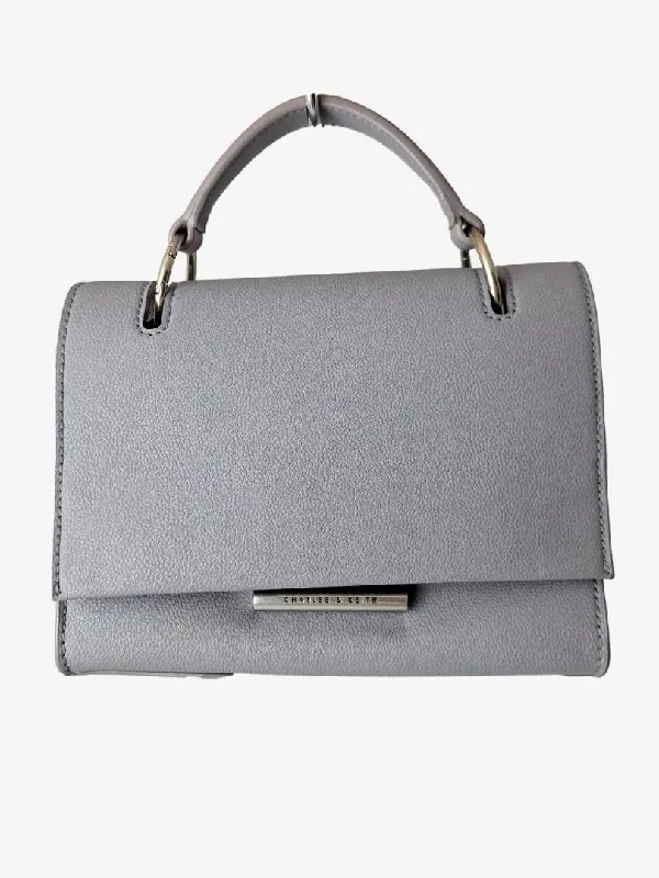 Charles & Keith Muted Lilac Classy Crossbody Bag