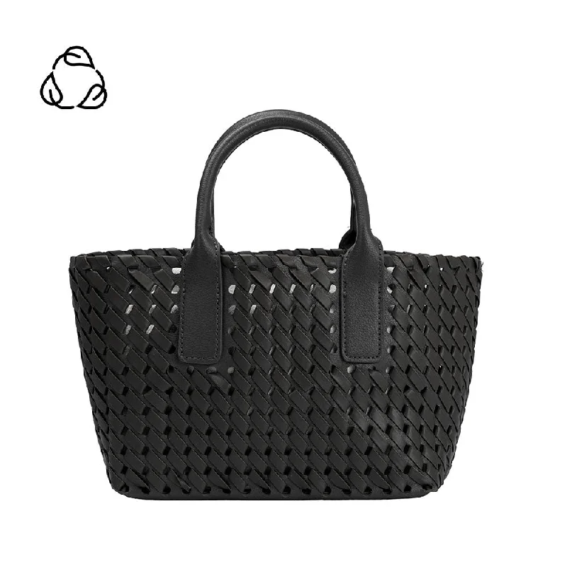 Chloe Black Small Recycled Vegan Top Handle Bag