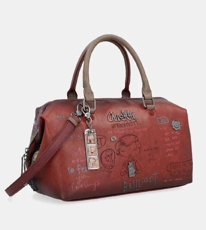 City Art maroon bowling bag