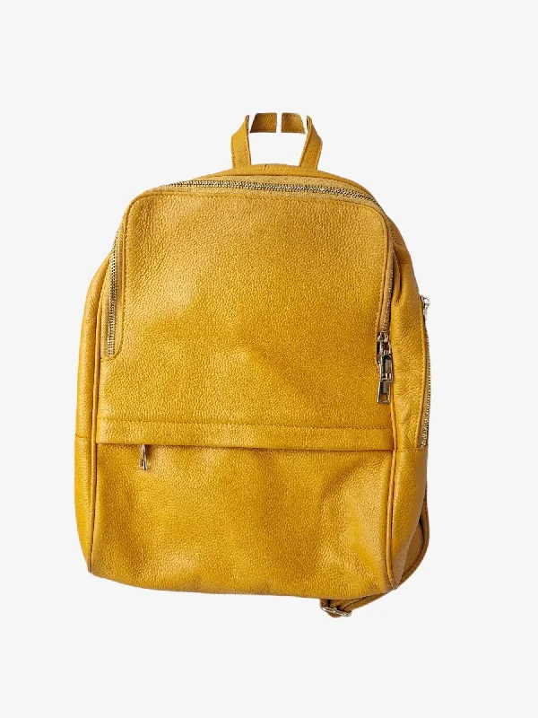 Coolcy Everyday Mustard Pebbled backpack