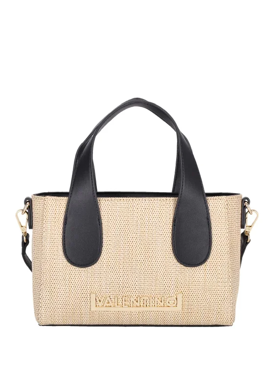 Valentino Copacabana Grab Bag, Black & Beige