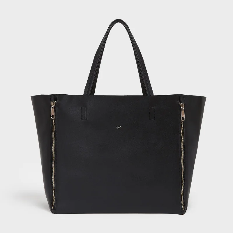 SEOUL SMOOTH VEGAN LEATHER BLACK