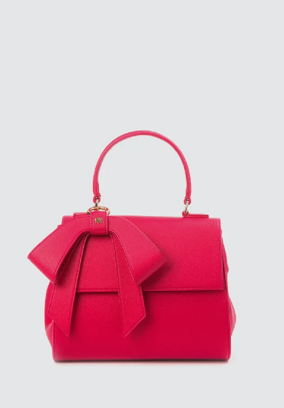 Cottontail | Raspberry Pink Vegan Leather Bag