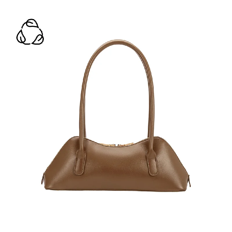 Dakota Taupe Recycled Vegan Shoulder Bag