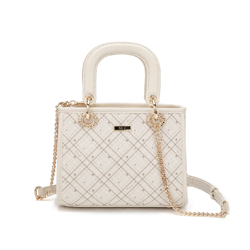 En-ji Aurum Handbag - Ivory