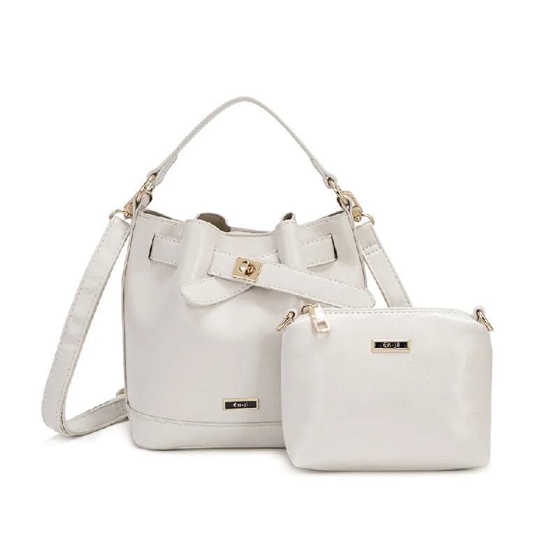 En-ji Marin Handbag - Ivory