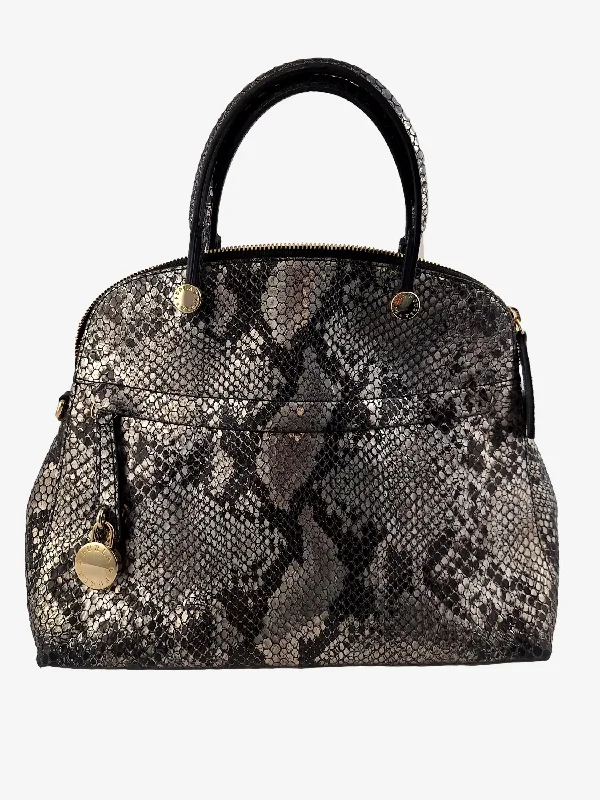 Furla Piper Snake Skin Shoulder Bag