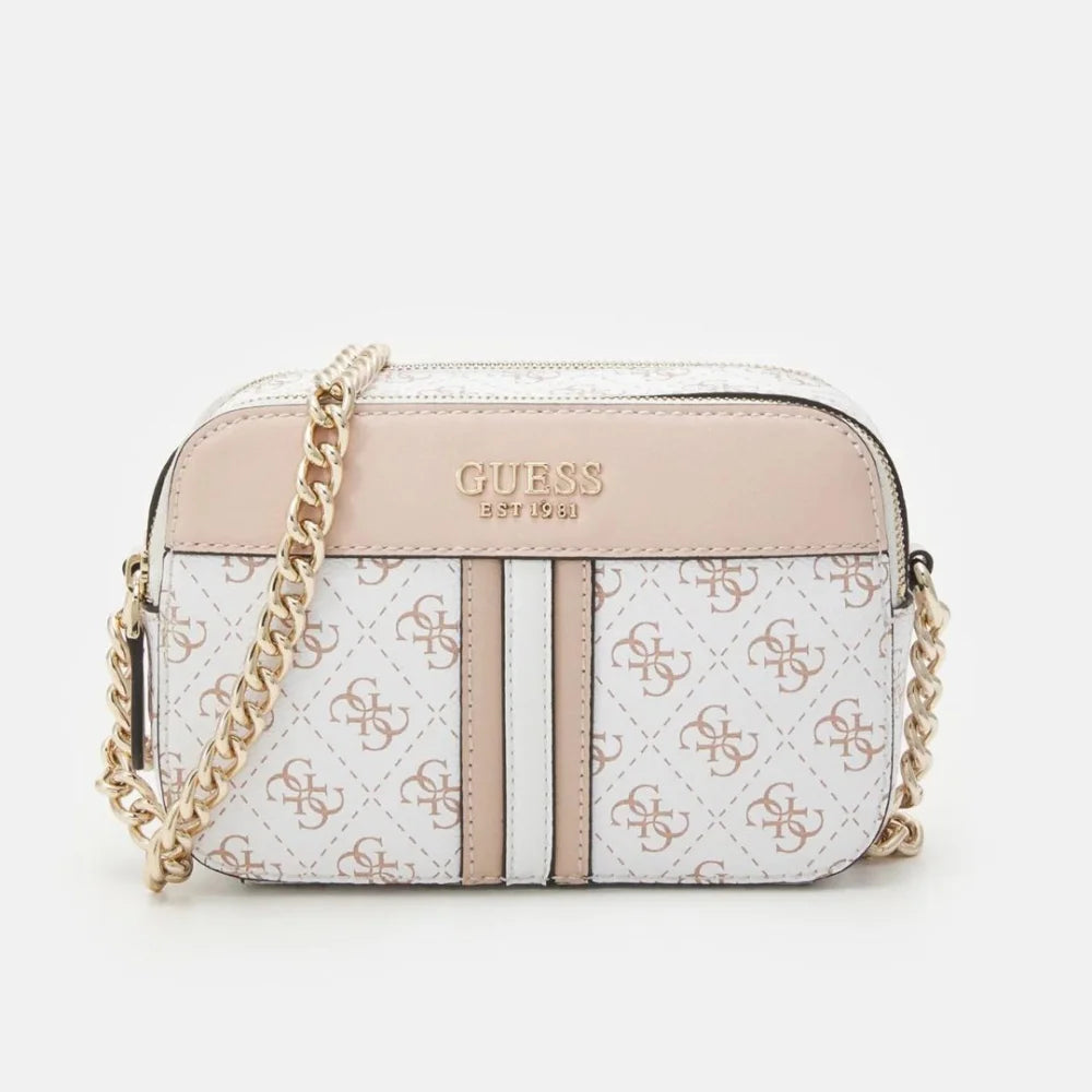 GUESS Noelle Crossbody Camera Bag - WHT