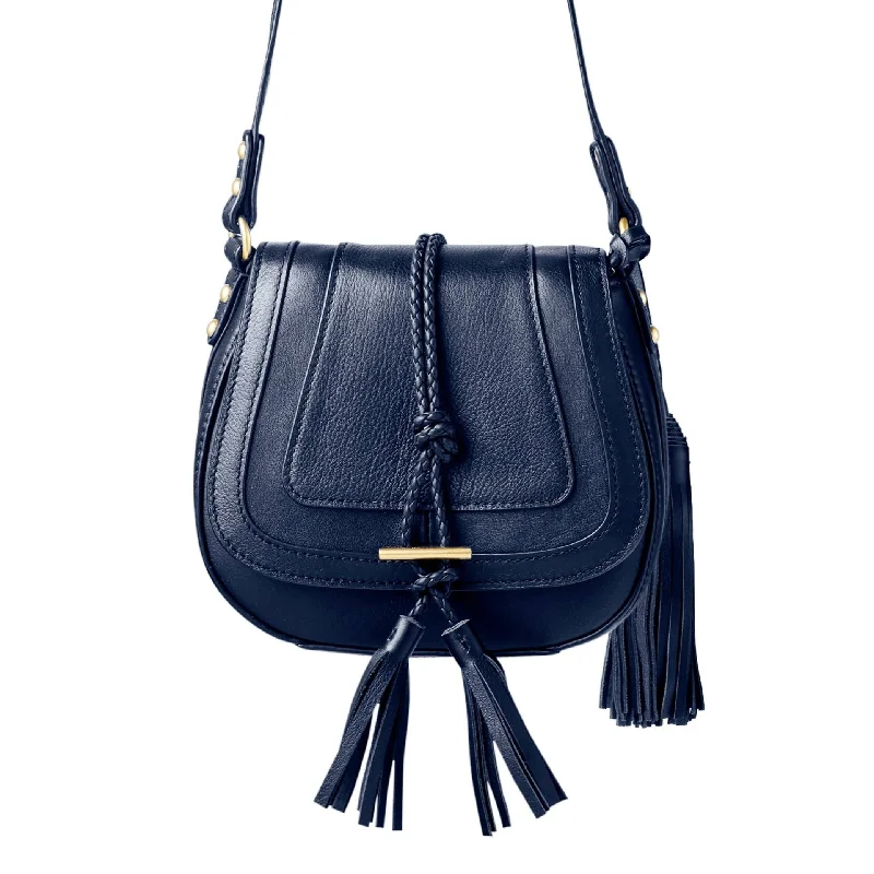 'Harriet' Mini Saddle Bag - Navy