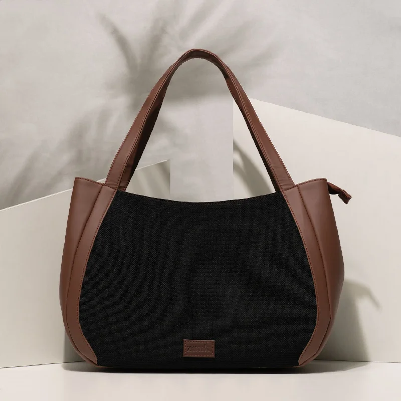 Jet Black Luna Handbag