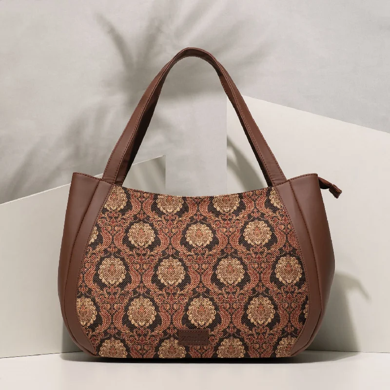 Jodhpur Damask Luna Handbag