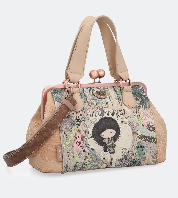 Jungle kiss lock handbag