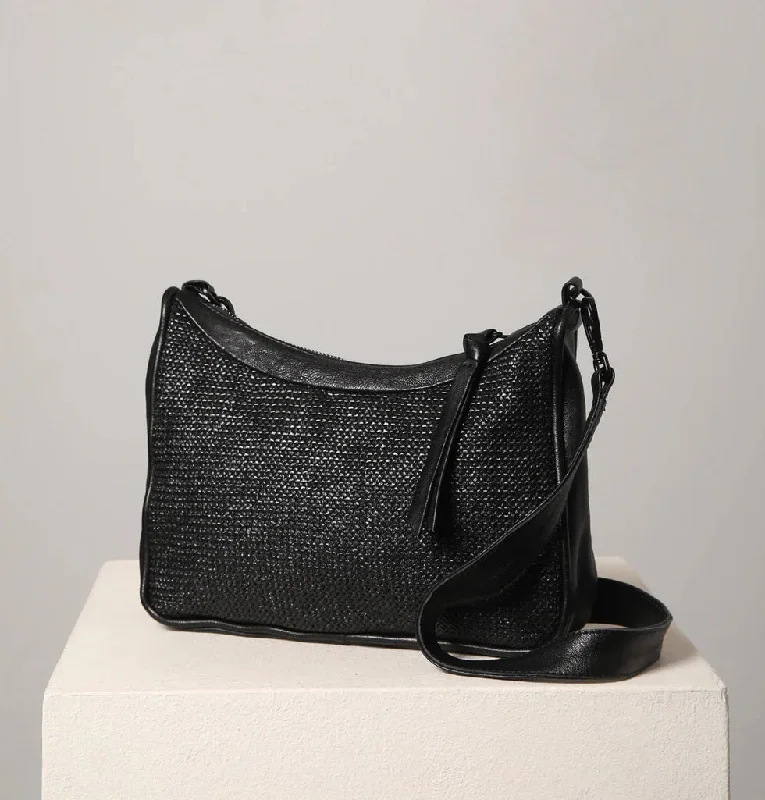 LILY STRAW SHOULDER BAG