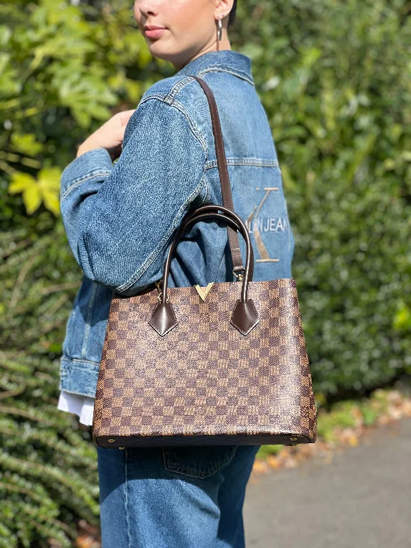 Louis Vuitton Damier Ebene Canvas Kensington Tote