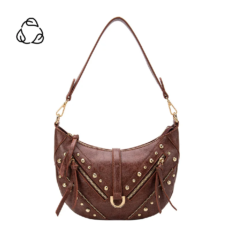 Maeve Burgundy Recycled Vegan Shoulder Bag