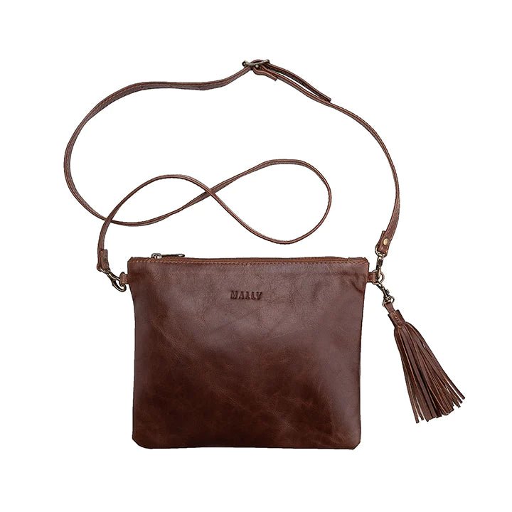 Mally Poppy Sling Bag | Brown