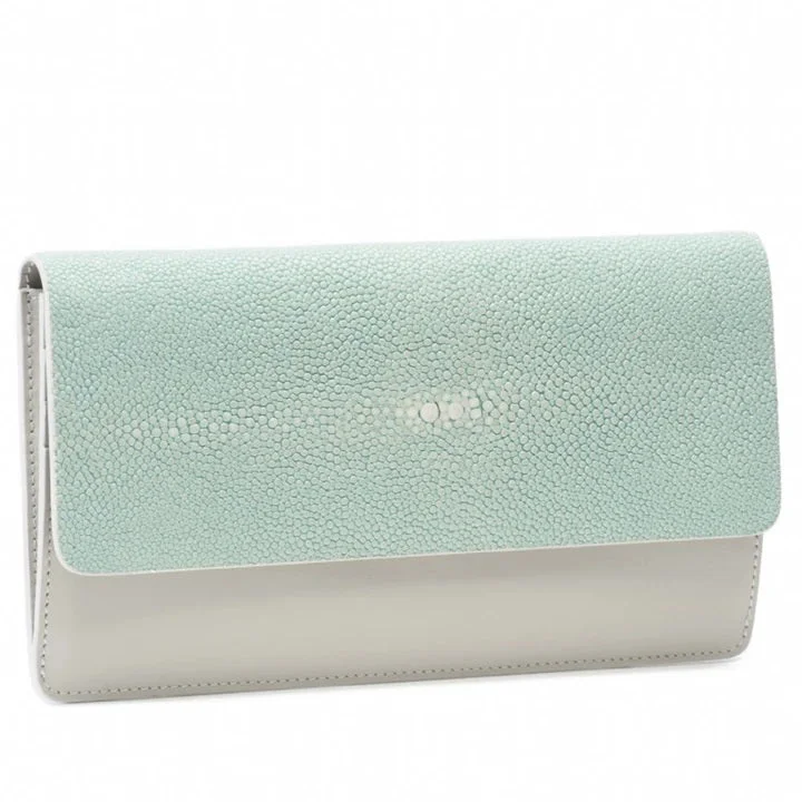 MAYA SHAGREEN CLUTCH