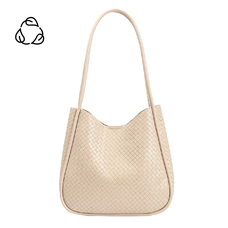 Mischa Bone Medium Recycled Vegan Tote Bag