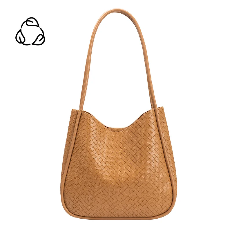 Mischa Tan Medium Recycled Vegan Tote Bag