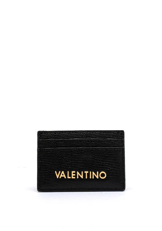 Valentino Montmartre Mini Card Wallet, Black