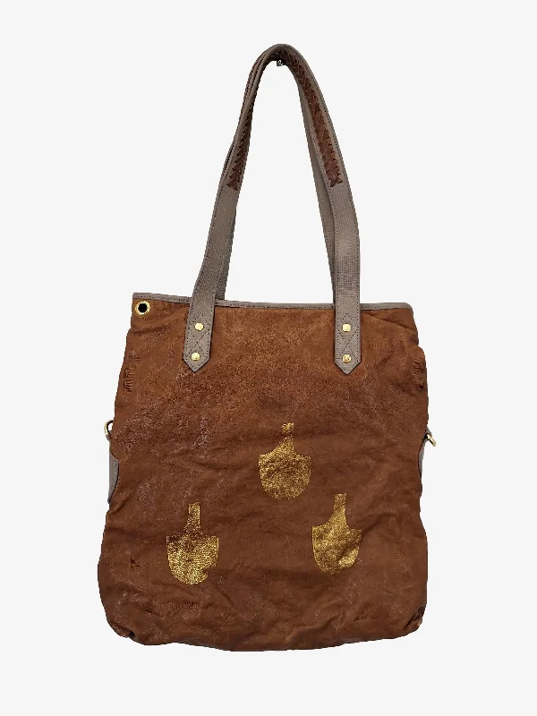 Nancybird Metallic Mushroom Shoulder Tote Bag