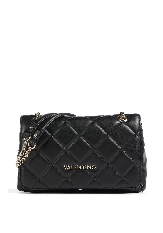 Valentino Ocarina Quilted Crossbody Bag, Black