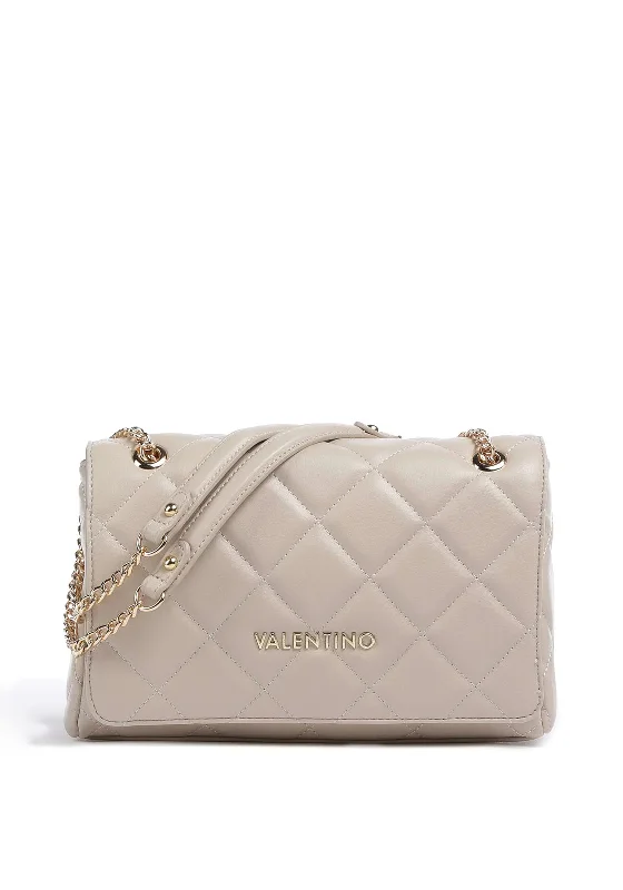 Valentino Chelsea Fabric Shoulder Bag, Ecru