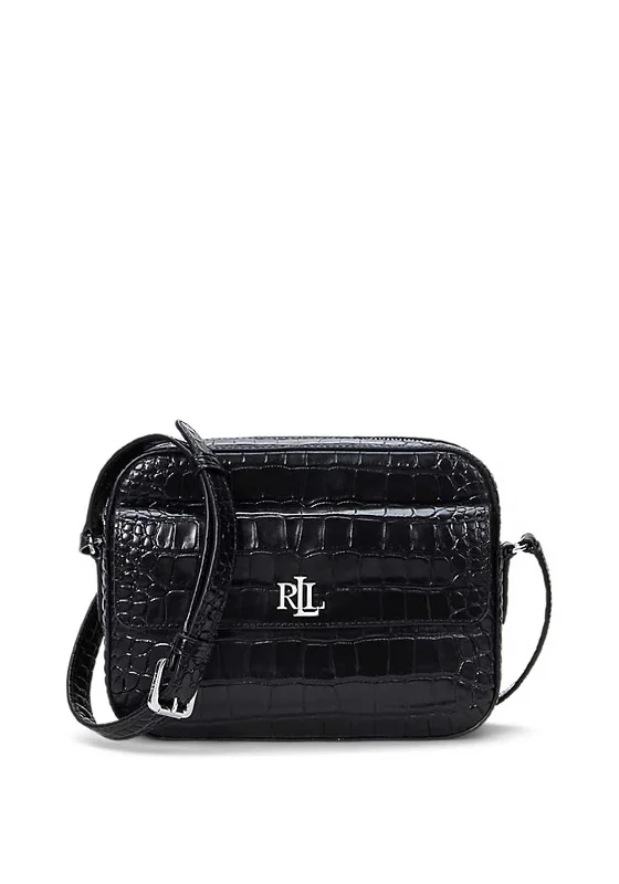 Ralph Lauren Marcy Camera Crossbody Bag, Black