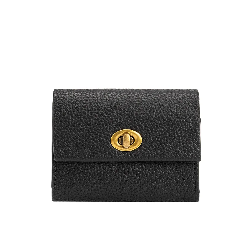 Rita Black Vegan Card Case Wallet