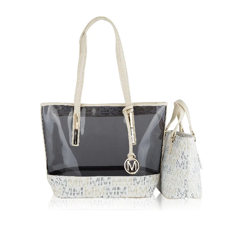 Tayla Signature Tote Bag and Mini Tote Set