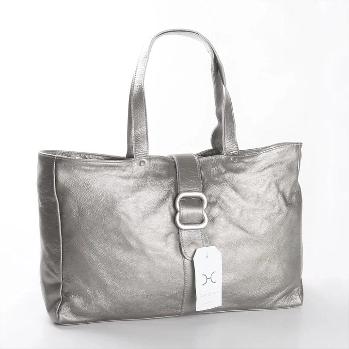 Thandana Jax Metallic Leather Handbag