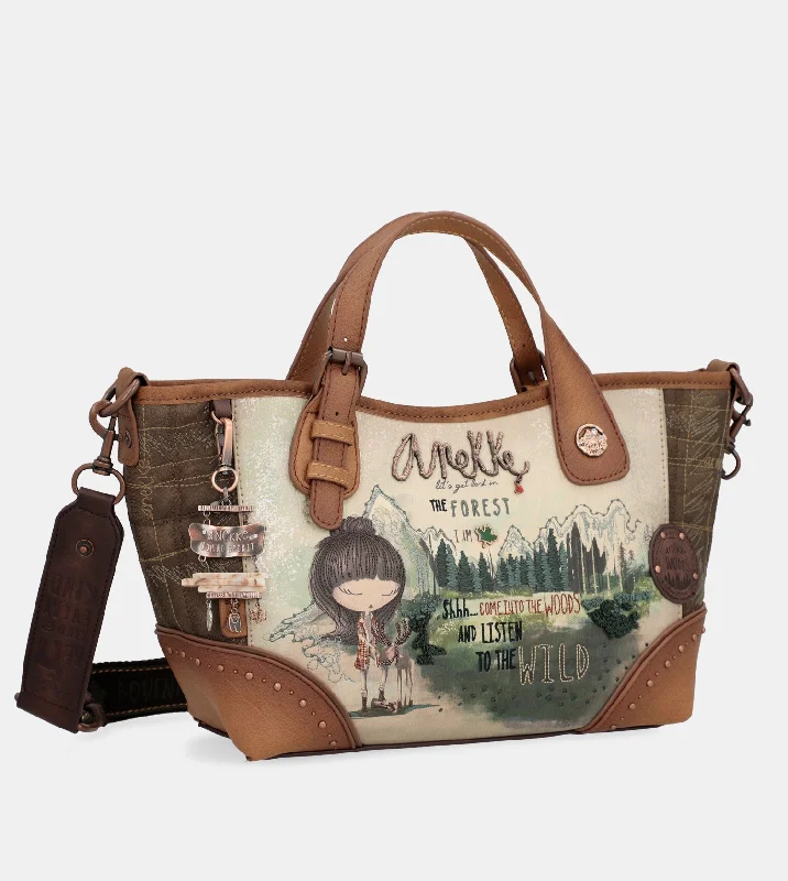 The Forest shoulder tote bag with shoulder strap