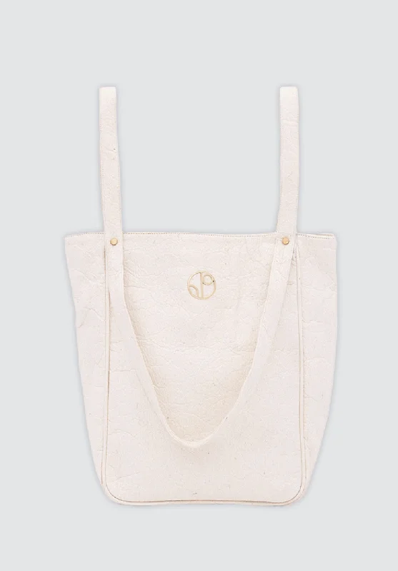 Tokyo NRT - Piñatex® Tote Bag | Latte