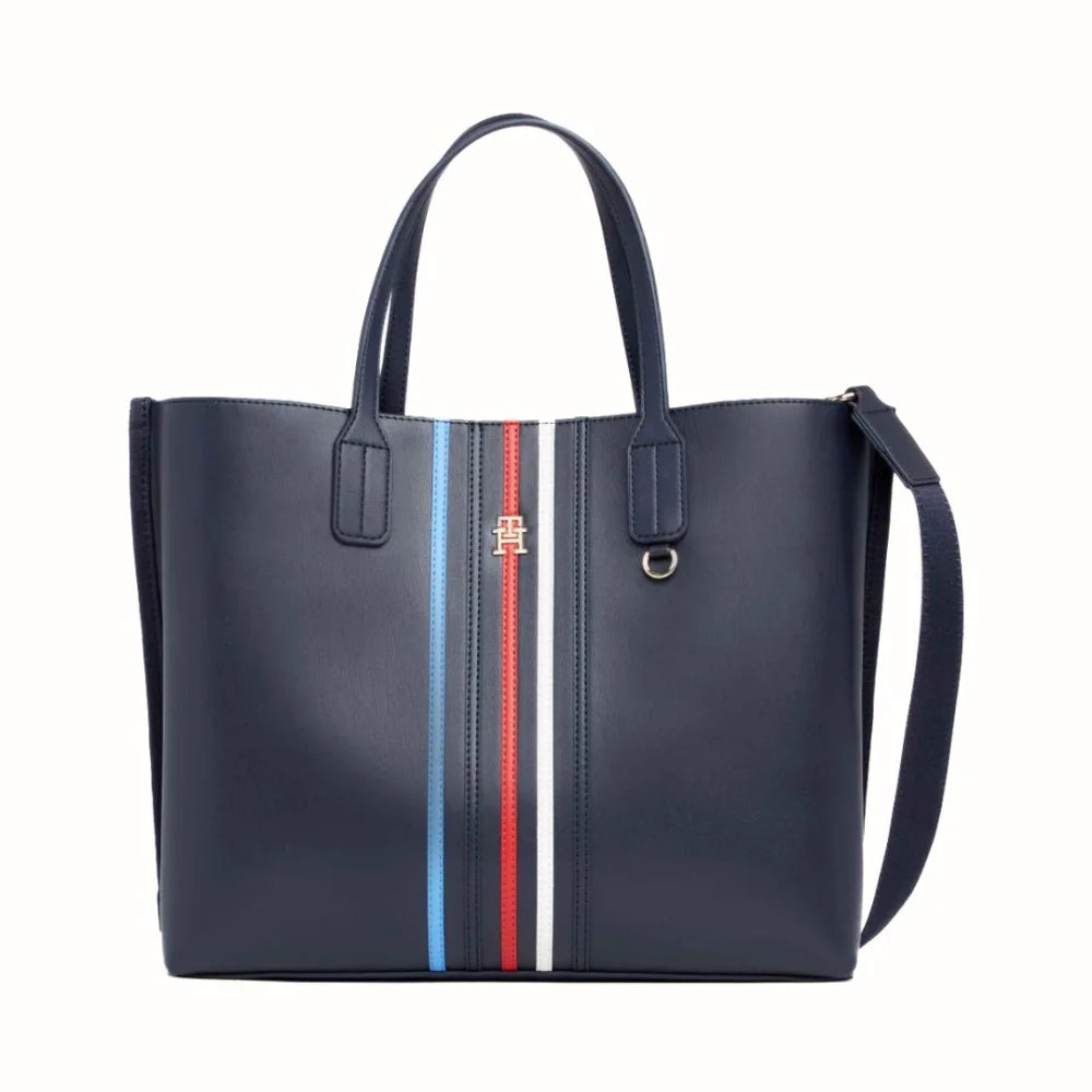 Tommy Hilfiger Iconic Tommy Satchel Corp Bag AW0AW16409-NVY