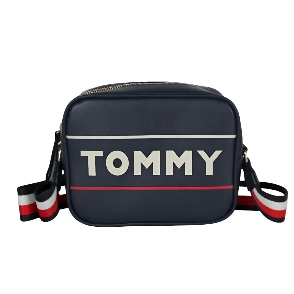 Tommy Hilfiger TH Patent Crossover Camera Bag Women - NAVY