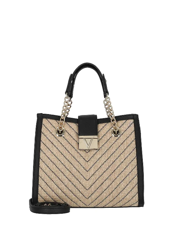 Valentino Tribeca Multi Strap Handbag, Black