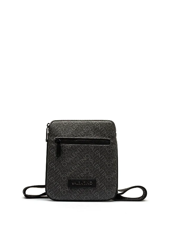 Valentino Tyrone Logo Crossbody Bag, Black Multi