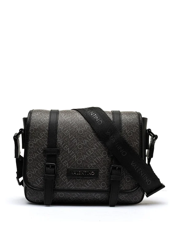 Valentino Tyrone Flap Over Crossbody Bag, Black Multi