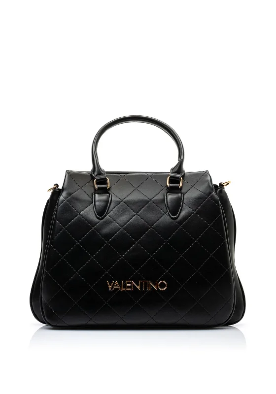 Valentino Nur Large Quilted Grab Bag, Black