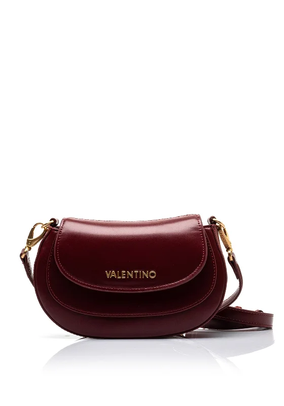 Valentino Type Re Curved Shoulder Bag, Wine