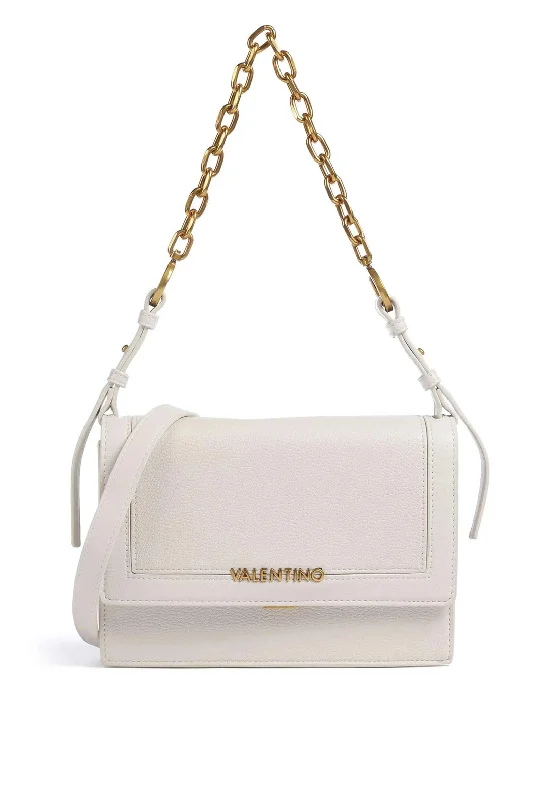 Valentino Ushuaia Structured Shoulder Bag, Ecru