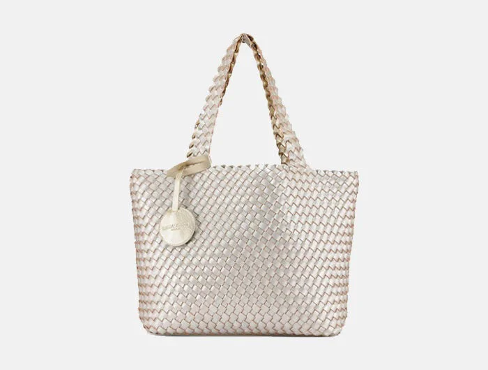 WOVEN REVERSIBLE TOTE BAG