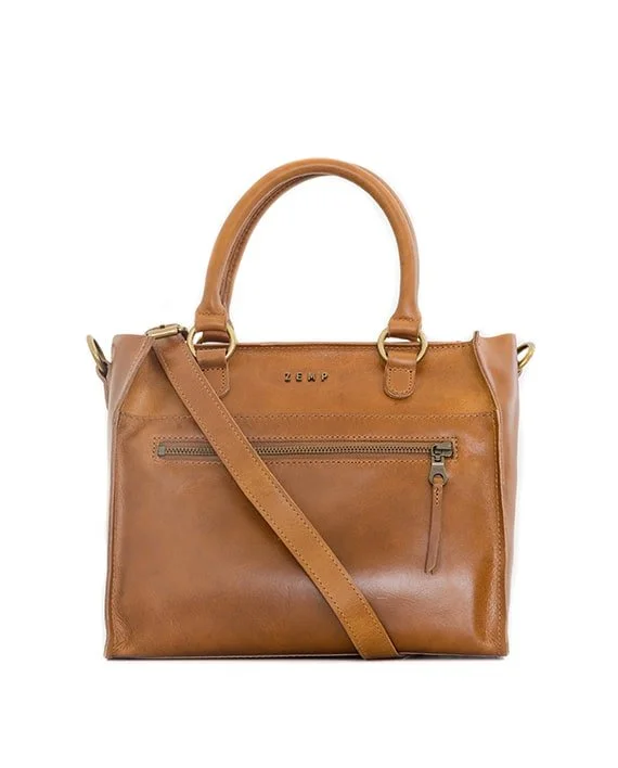 Zemp Bastille Grab and Go Handbag | Waxy Tan